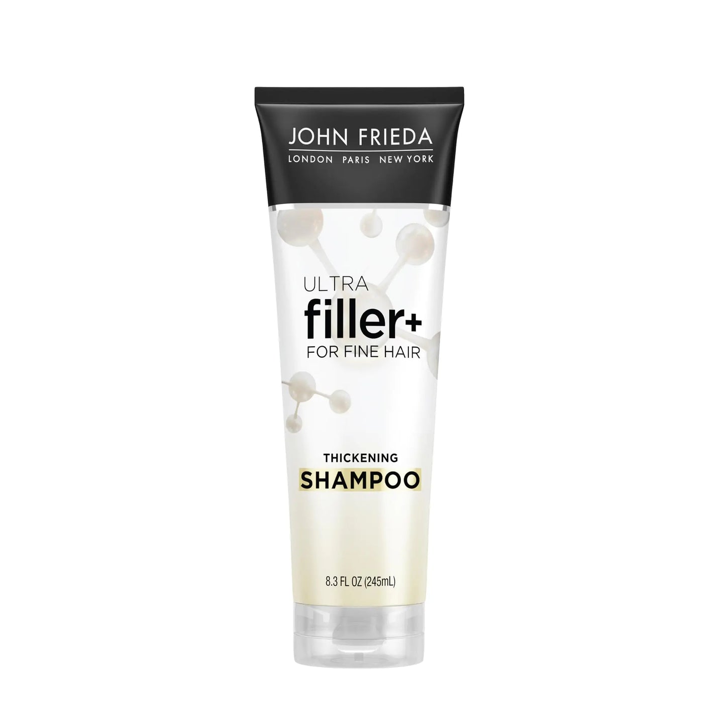 John Frieda ULTRAfiller+ Thickening Shampoo for Fine Hair, Volumizing Shampoo, Biotin and Hyaluronic Acid Hair Thickening Shampoo, 8.3 Oz